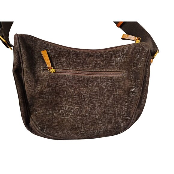 Bric´s Italy Black Pebbled Leather Bucket Bag Purse...